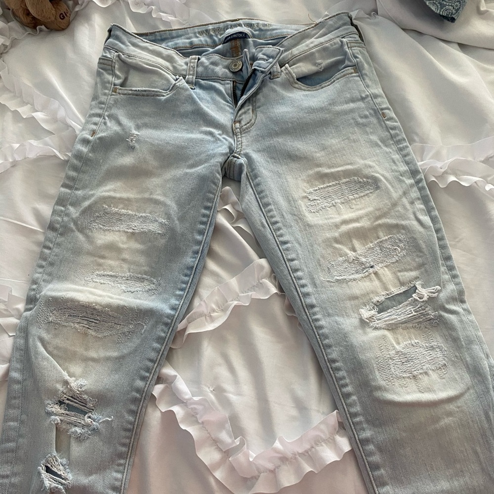 American Eagle super stretch X jeans